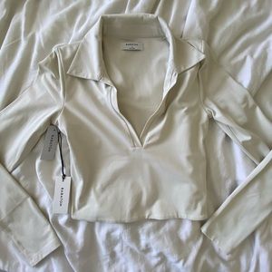 Aritzia Contour Polo Longsleeve